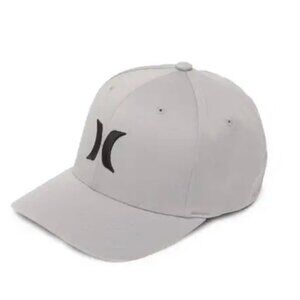 Hurley One and Only Baseball Cap Sz Small-Med Cool Grey Icon Solid